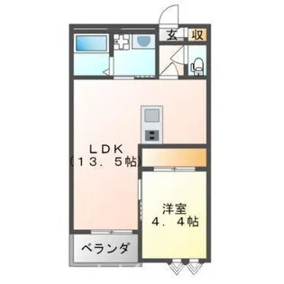 GRANDTIC 西大寺【2階】の間取り