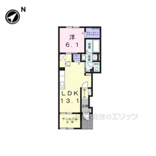 ローリエ【1階】の間取り