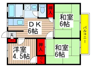 ウイングハイム【2階】の間取り
