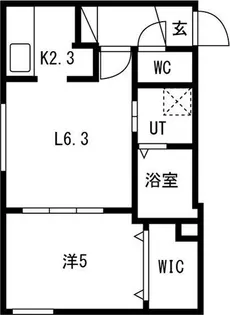 ルリ美園【2階】の間取り