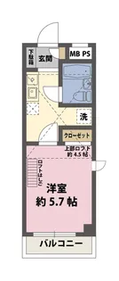 スタジオM【3階】の間取り