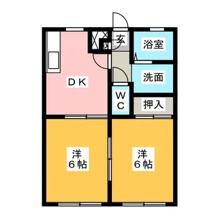 サウスホーム【1階】の間取り