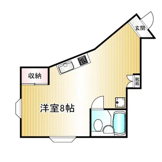 コーポロングワン【1階】の間取り