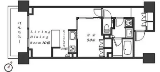 パークナード目黒【3階】の間取り