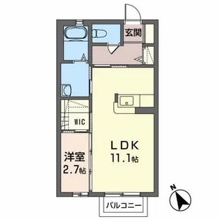 セブンフォレストY.T.【2階】の間取り