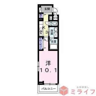ココ シュシュ【1階】の間取り