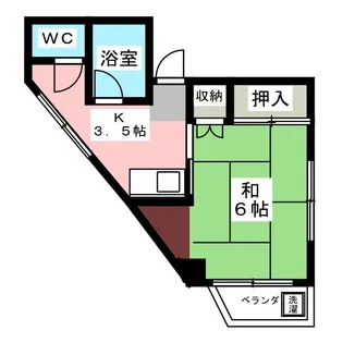 野村壱番館【3階】の間取り