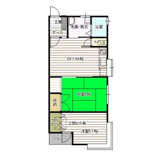 ニューシティふじ【2階】の間取り