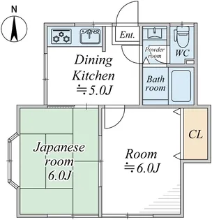 GLORIOUS戸塚【1階】の間取り
