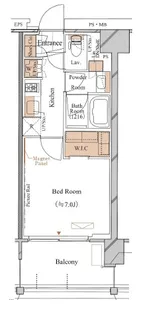ブランシエスタ久が原【6階】の間取り