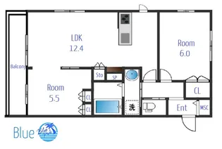 パインヒルズウエスト【2階】の間取り