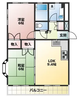 グランドゥール【1階】の間取り