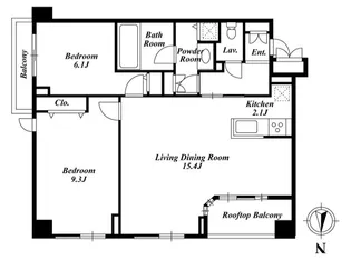 KDXレジデンス半蔵門【8階】の間取り
