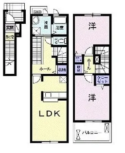 イースト・アイランドI【2階】の間取り