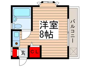 シャルム南行徳C【2階】の間取り