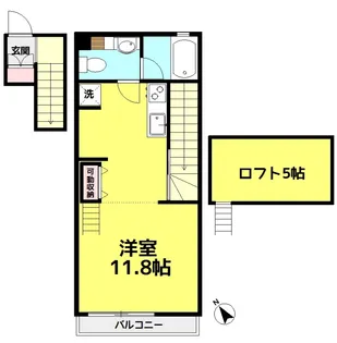 プルクワ【2階】の間取り