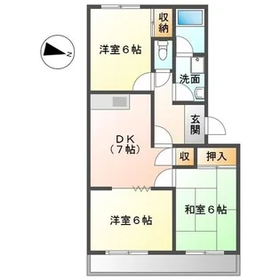 パークヒルズ213【2階】の間取り