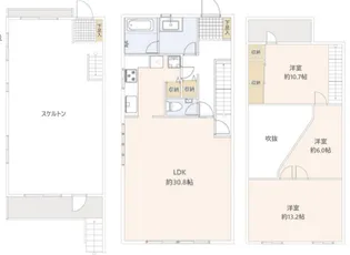 LEREVE中野坂上【2階】の間取り