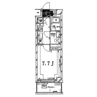 レ・ベント高円寺【1階】の間取り