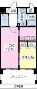 グラッポロ【3階】の間取り