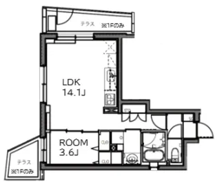 ASTILE 練馬北町【3階】の間取り
