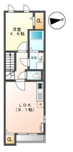 Star Terrace 榴ヶ岡【2階】の間取り