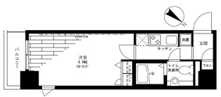 ステージグランデ日本橋【6階】の間取り