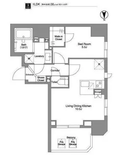 BPRレジデンス王子【6階】の間取り