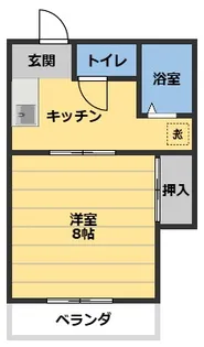 ミニュートフォート【4階】の間取り