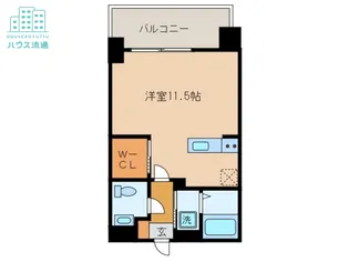 APARTMENT CODE ISAHAYA【13階】の間取り