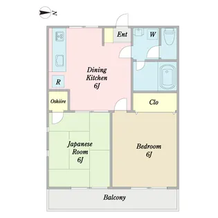SWEETVIEW【2階】の間取り