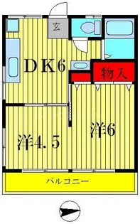 オレンジハウス【2階】の間取り
