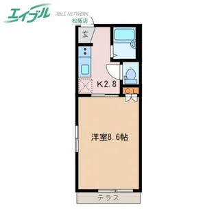 サンクロウド【2階】の間取り