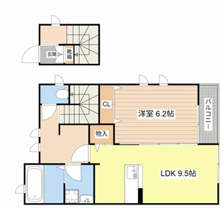 コモド・グレイス【2階】の間取り