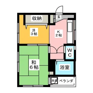 メモリーハイツ【3階】の間取り