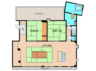 日建ビルA棟【2階】の間取り