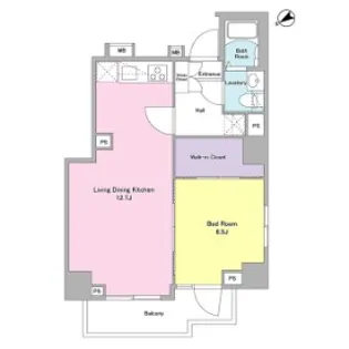 Log武蔵小山 ログ武蔵小山【8階】の間取り