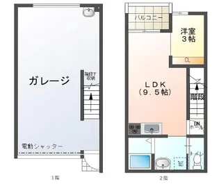 LEAF【2階】の間取り