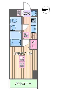 ルネスアヴニール【6階】の間取り