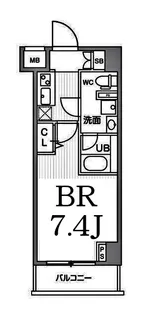 ジェノヴィア阪東橋スカイガーデン【7階】の間取り