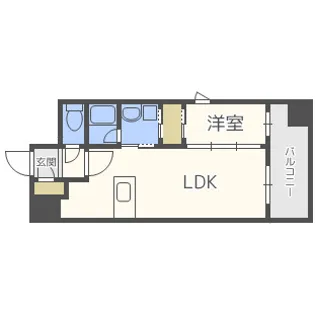 LANDIC K104【8階】の間取り