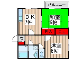 グランド-ル弐番館【2階】の間取り