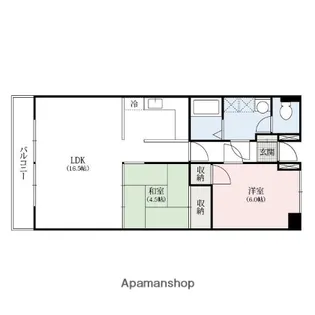ファインパレス倉賀野【1階】の間取り