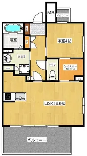 フロンティアききつIII【1階】の間取り