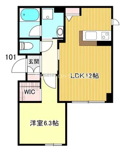 アルエットI【1階】の間取り