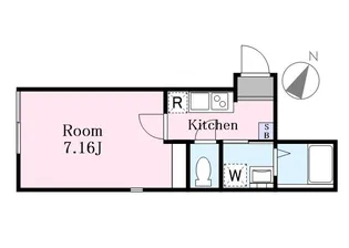 プリュム練馬【3階】の間取り
