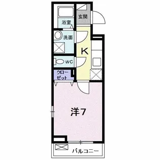 Bellfleur南橋本【3階】の間取り