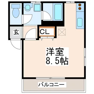 エフォート【2階】の間取り