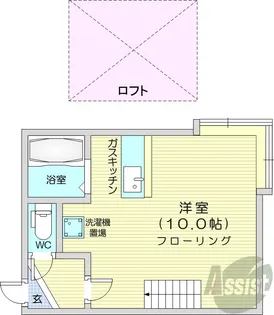 AMSエイト【2階】の間取り