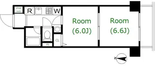 ドマーニ両国II【10階】の間取り